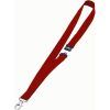 CINTA Portanombre IDENTIFICADOR 44ctmx20mm C/Mosqueton (ROJO
