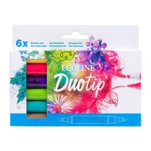 ROTULADOR Talen´s ECOLINE DUOTIP BOTANIC SET 6