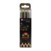 ROTULADOR Sakura Set-3u. Pigma Black & Gold Edition