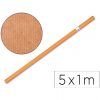 ROLLOS PAPEL EMBALAR 1x5mt Colores (Naranja)
