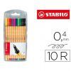 ROTULADOR Stabilo POINT-88 (Pack-10-Colores)