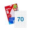 ETIQUETA A-5 Ink/Las/Cop/Man 19mm C/Romo 15H=1050u.