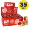 CINTA ADHESIVA 33x19 Transparente (Pvp.Display 35u.)