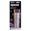 ROTULADOR TIZA (Liquid Chalk) 2u. ORO-PLATA P.Redonda 5,5mm