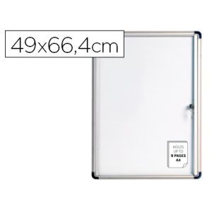 VITRINA ANUNCIOS BI-Office 65x49 PLANA MAGNETICA