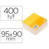 TACO DE NOTAS 95x90 Blanco 85gr. 400-H Sin/ENCOLAR