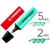 RESALTADOR FLUOR Stabilo Boss PASTEL (Pizca de Menta)