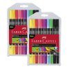ROTULADOR Faber-Castell 10-Colores DOBLE PUNTA NEON