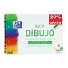 BLOC DE DIBUJO Oxford A4+ 20H.RECUADRO TALADROS 130G