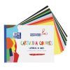 BLOC Oxford  A4 10 HOJAS CARTULINA COLORES 170 GRS