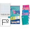 CUADERNO Oxford Fº Cuadro 4mm 90gr 80-H (Pack 4+1) T. DURA