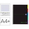 CUADERNO Oxford A-4 Cuadro 5x5 100-H 90gr. Espiral
