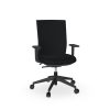 SILLA Stay RESPALDO ASIENTO TEX C/BRAZOS ELEV GAS (Negro)