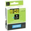 CINTA ROTULAR Dymo (D1) 19mm x7mt (Negro,AMARILLO)