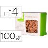GOMAS ELASTICAS Q-Connect 100gr 2mm (Nº,4)