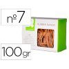 GOMAS ELASTICAS Q-Connect 100gr 2mm (Nº,7)