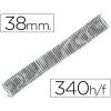 ESPIRAL METAL 5:1 38mm Negro 350-H (Pvp.30u.)