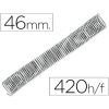 ESPIRAL METAL 5:1 46mm Negro 420-H (Pvp.25u.)