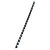 CANUTILLO PVC 08mm REDONDO 40-h Aprox. (Pvp100u) (NEGRO)