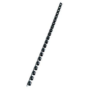 CANUTILLO PVC 08mm REDONDO 40-h Aprox. (Pvp100u) (NEGRO)