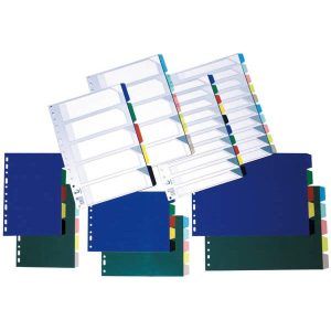 SEPARADOR 5-H 4º Apaisado Polipropileno