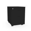 BUCK Actiu J-832 3Gavetas Ruedas+LLave UNICOLOR (Negro)