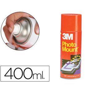 PEGAMENTO SPRAY 3-M Photo-Mount 400ml (Rojo)
