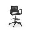 TABURETE SPACIO Polipropileno Con/Brazos RUEDAS