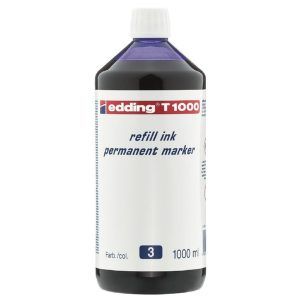 TINTA ROTULADOR Edding T-1000 1Lt. Permanente AZUL