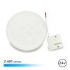 APLIQUE LED TECHO CON BASE FIJA REDONDO 24W LUZ FRIA ELBAT