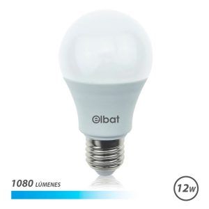 BOMBILLA LED A60 | 12W | 1080LM | E27 | LUZ FRIA | ELBAT