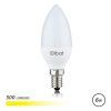 BOMBILLA LED C37 | 6W | 500LM | E14 | LUZ CALIDA | ELBAT