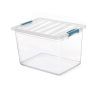 CAJA KATLA TRANSPARENTE 20 LITROS CON ASAS ERGONOMICAS 39X29X25.5CM