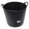 CUBETA REDONDA FLEXIBLE 22 LITROS NEGRO MADER