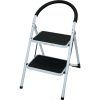ESCALERA DOMESTICA EN ACERO Y GOMA 2P. MADER