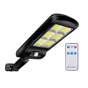 FAROLA LED COB SOLAR 4500LM + SENSOR + MANDO ELBAT