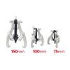 JUEGO 3PCS SACA RODAMIENTOS 3 PUNTOS 75mm, 100mm, 150mm MADER