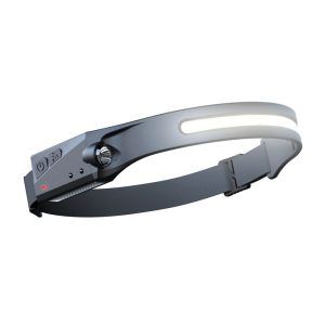 LINTERNA LED DE CABEZA FRONTAL LED 350LM + 200LM Y SENSOR DE MANOS ELBAT