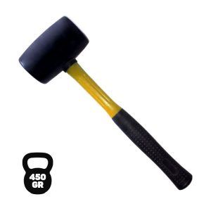 MAZO DE GOMA NEGRO 450GR. MANGO FIBRA BLIM