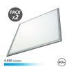 PACK 2 PANELES LED 60X60 40W 4600LM LUZ FRIA ELBAT