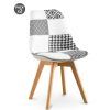 PACK 2 SILLAS DESIGN D400 TELA PATCHWORK MUVIP