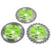 PACK 3 DISCOS CORTE MADERA PARA SIERRAS 210MM. SAURIUM