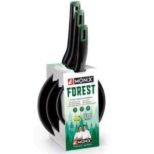 PACK 3 SARTENES ALUMINIO FORJADO 18/22/26CM FOREST MONIX