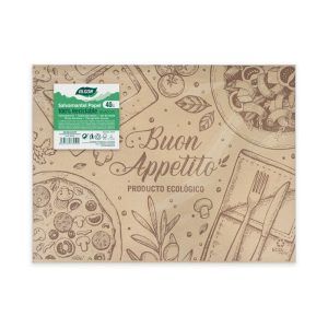 PACK 40 SALVAMANTELES BUON APPETITO 30X40 ALGON