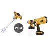 PACK MEZCLADOR ELECTRICO 1500W + PISTOLA PINTAR 20V 2AH BLIM