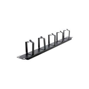 PANEL 1U GUIADO Y DISTRIBUCION DE CABLEADO CON ANILLAS CROMAD
