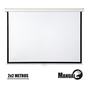 PANTALLA PROYECCION MANUAL 2 X 2MTR CROMAD