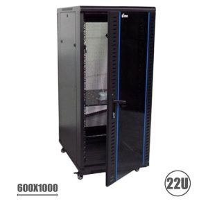 RACK 19" 22U 600X1000 PERFORADO CROMAD