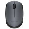 RATON INALÁMBRICO LOGITECH M170 NEGRO/GRIS - 2.4GHZ - NANO RECEPTOR USB