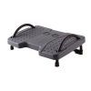 REPOSAPIES AJUSTABLE EN ALTURA GRIS CROMAD